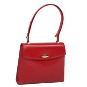 Pre-owned Leather shoulder-bags Louis Vuitton Vintage , Red , Dames