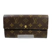 Pre-owned Fabric wallets Louis Vuitton Vintage , Brown , Dames