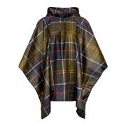 Klassieke Tartan Waterdichte Poncho Barbour , Green , Heren