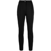 Zwarte Slim-Leg Broek Moncler , Black , Dames