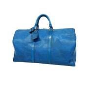 Pre-owned Fabric louis-vuitton-bags Louis Vuitton Vintage , Blue , Dam...