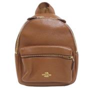 Pre-owned Leather backpacks Coach Pre-owned , Brown , Dames