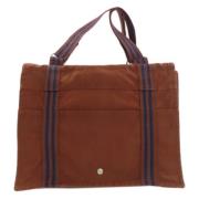 Pre-owned Canvas shoulder-bags Hermès Vintage , Brown , Dames