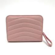 Pre-owned Leather wallets Louis Vuitton Vintage , Pink , Dames