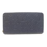 Pre-owned Canvas wallets Louis Vuitton Vintage , Blue , Dames