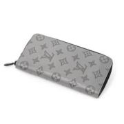 Pre-owned Coated canvas wallets Louis Vuitton Vintage , Gray , Dames