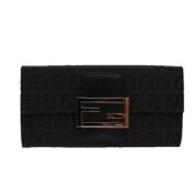 Pre-owned Canvas wallets Fendi Vintage , Brown , Dames