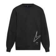 Sweatshirt met logo Ader Error , Black , Unisex