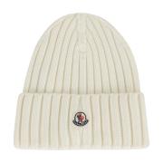 Stijlvolle Wintermuts voor Mannen Moncler , Beige , Dames