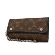 Pre-owned Fabric wallets Louis Vuitton Vintage , Brown , Heren