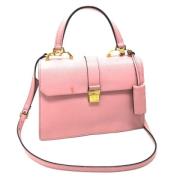 Pre-owned Leather handbags Miu Miu Pre-owned , Pink , Dames