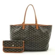 Pre-owned Canvas shoulder-bags Goyard Vintage , Black , Dames