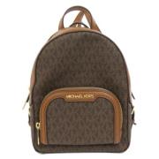 Pre-owned Plastic backpacks Michael Kors Pre-owned , Brown , Dames