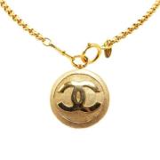 Pre-owned Fabric chanel-jewelry Chanel Vintage , Yellow , Dames