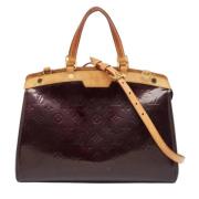 Pre-owned Leather louis-vuitton-bags Louis Vuitton Vintage , Red , Dam...