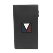 Pre-owned Leather wallets Louis Vuitton Vintage , Black , Heren