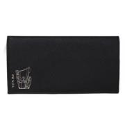 Pre-owned Fabric wallets Prada Vintage , Black , Dames