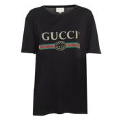 Pre-owned Fabric tops Gucci Vintage , Black , Dames