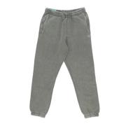 Groene Fleece Sweatpants met Elastische Taille Vans , Gray , Heren