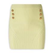 Korte rok Balmain , Yellow , Dames