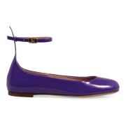 Tan-Go leren balletflats Valentino , Purple , Dames