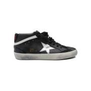 Mid Star Zwart Wit Sneakers Golden Goose , Multicolor , Heren