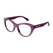 Stijlvolle zonnebril voor modieuze individuen Gucci , Purple , Unisex