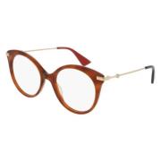 Stijlvolle Brilmontuur Gg0109O Gucci , Brown , Unisex