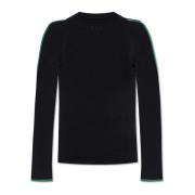 Top met logo Lacoste , Black , Heren