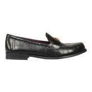 Klassieke Loafer Platte Schoenen Tory Burch , Black , Dames