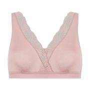 BH met kanten afwerking Hanro , Pink , Dames