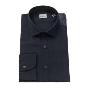 Formele Slim Fit Franse Kraag Overhemd Bagutta , Blue , Heren