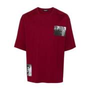 Casual Katoenen Jersey T-shirts en Polos Undercover , Red , Heren