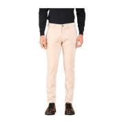 Slim Fit Gabardine Chino Broek Mason's , Beige , Heren