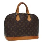 Pre-owned Canvas handbags Louis Vuitton Vintage , Brown , Dames