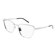 Klassieke Zwarte Leren Schoudertas Saint Laurent , Gray , Unisex