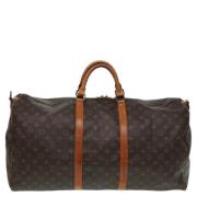 Pre-owned Canvas travel-bags Louis Vuitton Vintage , Brown , Dames