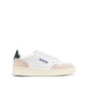 Witte Medalist Sneakers met Inzetstukken Autry , White , Heren