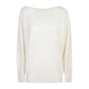 Witte Sweaters voor een stijlvolle uitstraling Le Tricot Perugia , Whi...