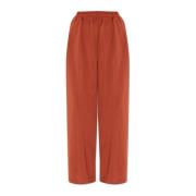 Broek met logo Lacoste , Orange , Dames