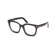 Stijlvolle Zwarte Zonnebril Tom Ford , Black , Unisex