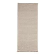 Beige Gancini Jacquard Wollen Sjaal Salvatore Ferragamo , Beige , Dame...