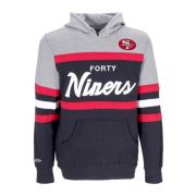 NFL Headcoach Hoodie Zwart Mitchell & Ness , Multicolor , Heren