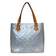 Pre-owned Leather totes Louis Vuitton Vintage , Gray , Dames