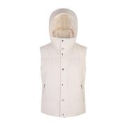 Witte Gewatteerde Bodywarmer Montecore , White , Heren