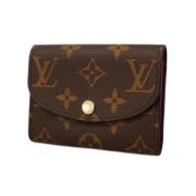 Pre-owned Fabric wallets Louis Vuitton Vintage , Brown , Dames