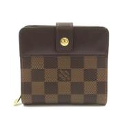 Pre-owned Plastic wallets Louis Vuitton Vintage , Brown , Dames