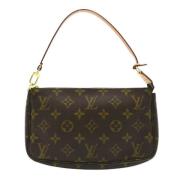 Pre-owned Canvas clutches Louis Vuitton Vintage , Brown , Dames