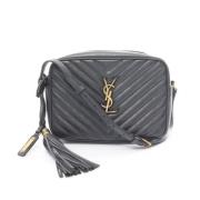 Pre-owned Leather crossbody-bags Yves Saint Laurent Vintage , Gray , D...