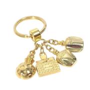 Pre-owned Metal key-holders Dior Vintage , Yellow , Dames